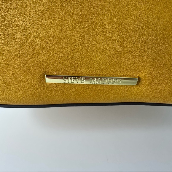 Steve Madden mustard-yellow Bdelta satchel nwt - Picture 3 of 16
